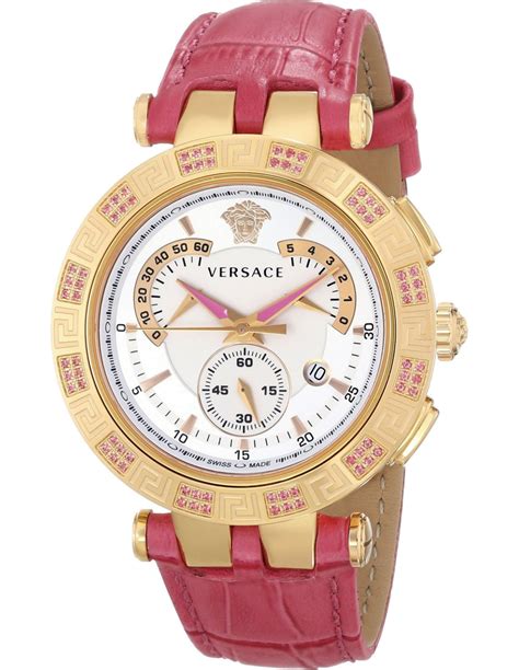 montre versace femme rose|Versace rose gold watch.